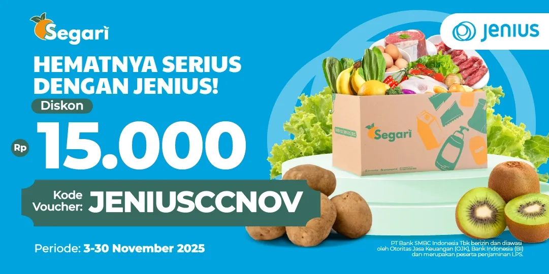 Hematnya Serius dengan Jenius! DISKON Rp15.000