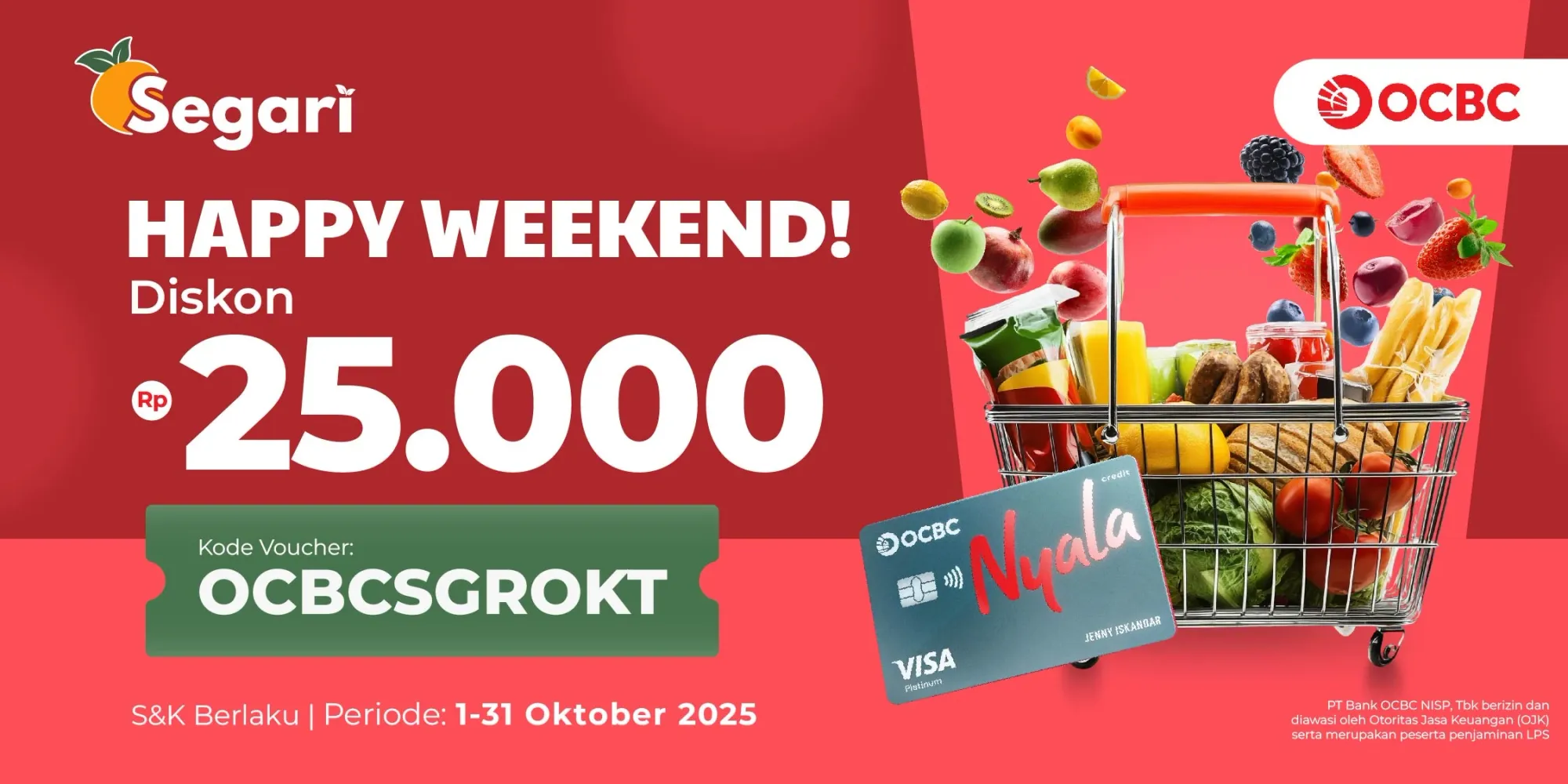 Happy Weekend! DISKON HINGGA Rp35.000