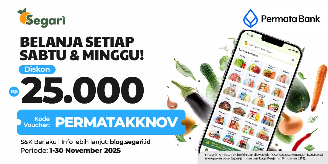 Belanja Setiap Sabtu & Minggu! DISKON Rp25.000