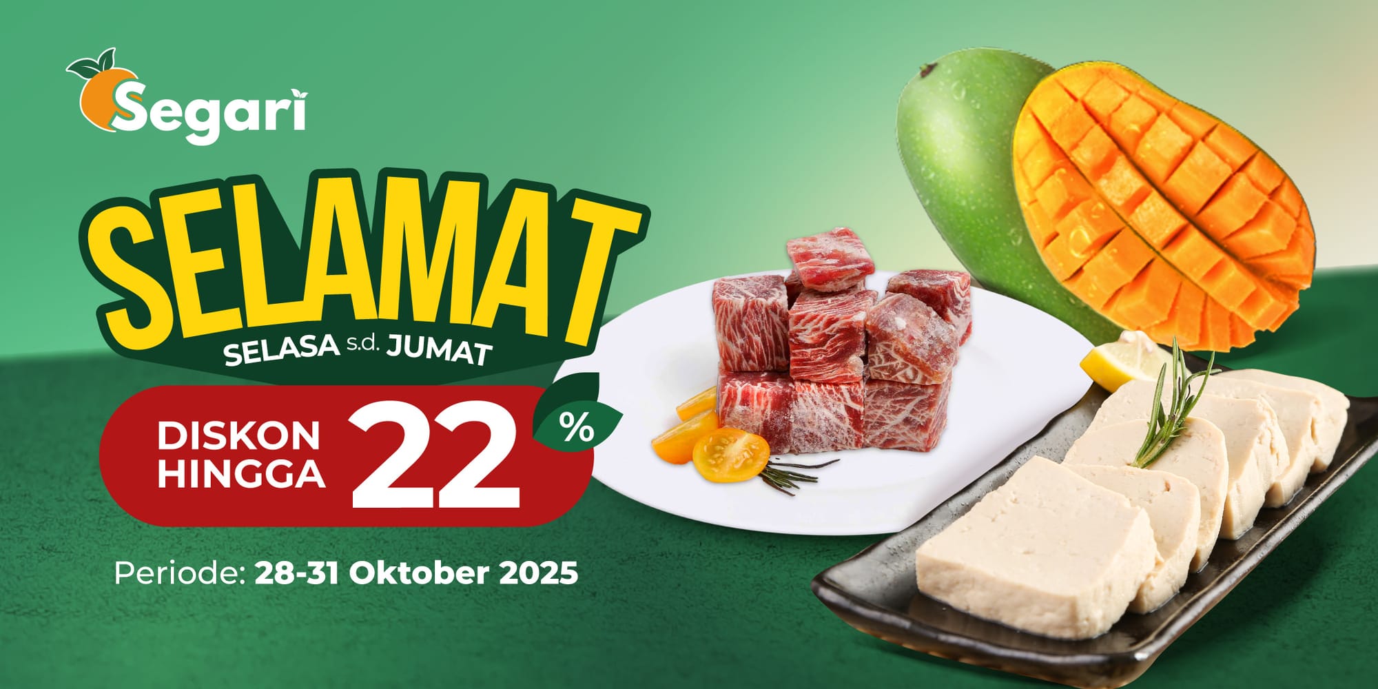 SELAMAT DISKON HINGGA 22%