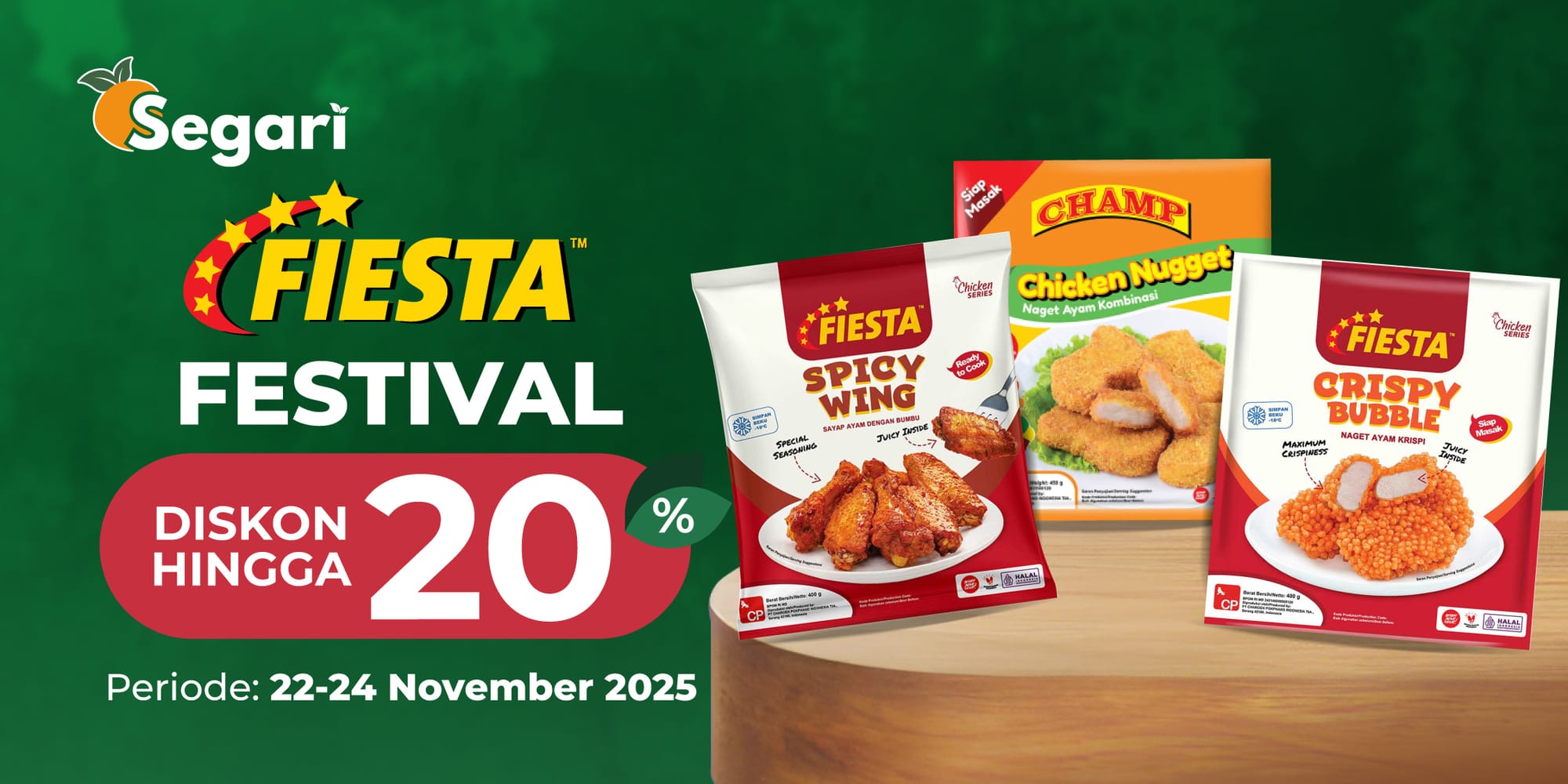 Promo Fiesta! DISKON HINGGA 20%