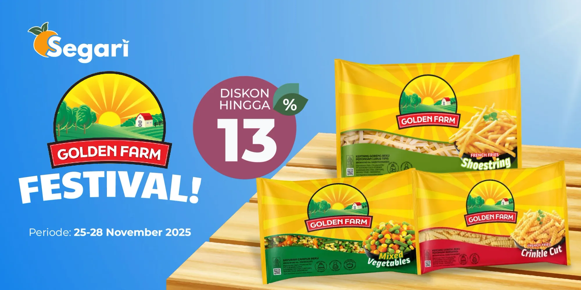 Golden Farm Festival! Diskon hingga 20%