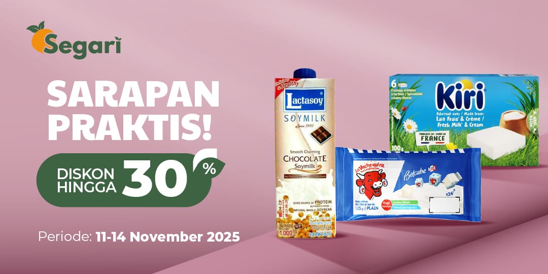 Serbu Aneka Sarapan Lezat dan Praktis DISKON S.D. 30% 😆🍽️