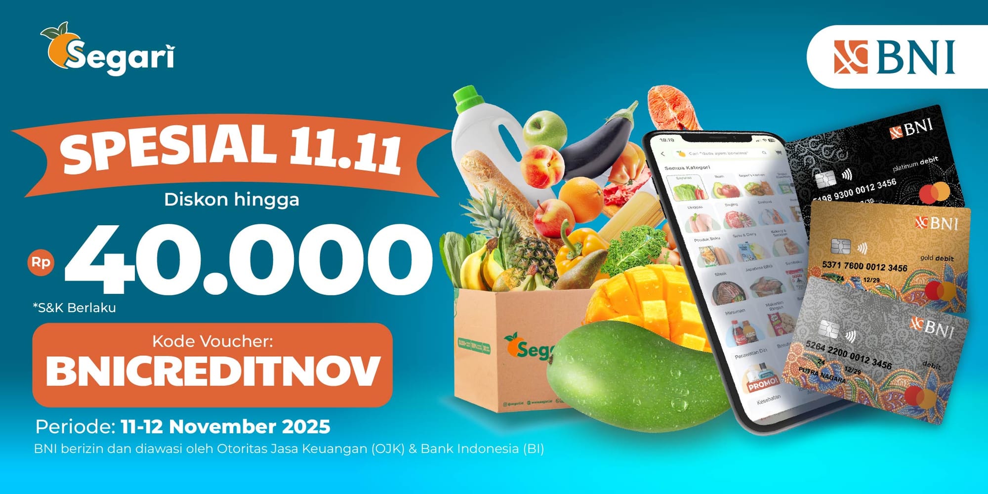 Spesial 11.11 Diskon hingga Rp40.000