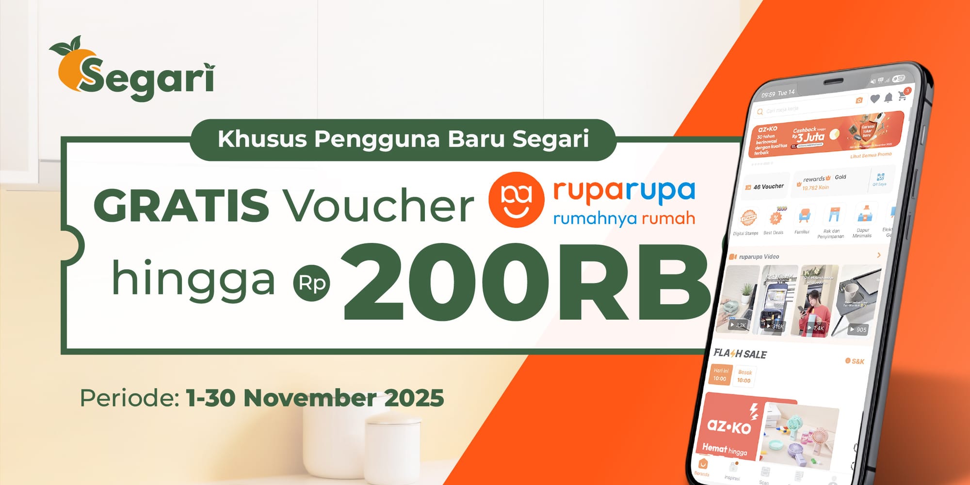 Khusus Pengguna Baru Segari 🥳