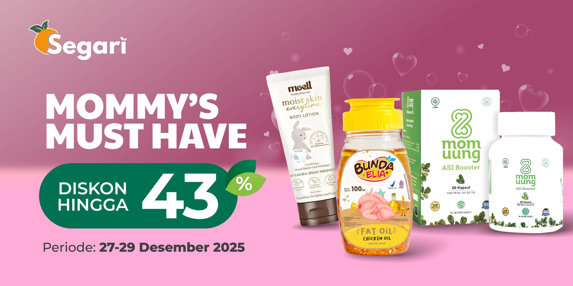 Mommy’s Must Have DISKON HINGGA 43%