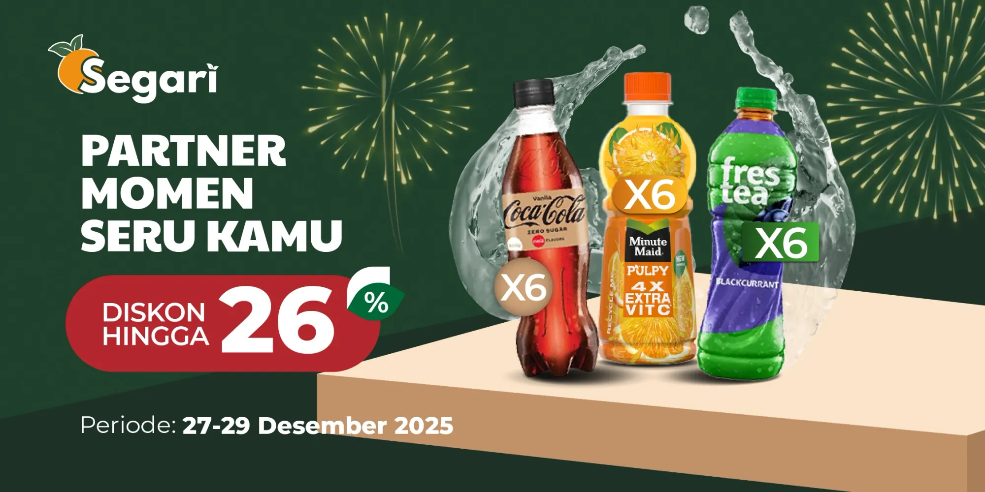 Coca Cola DISKON HINGGA 26%