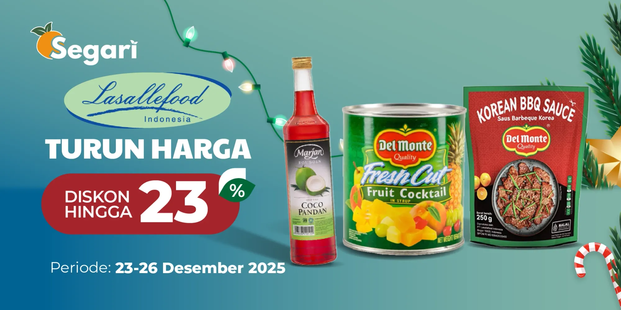 Lasalle Food Turun Harga DISKON HINGGA 23%