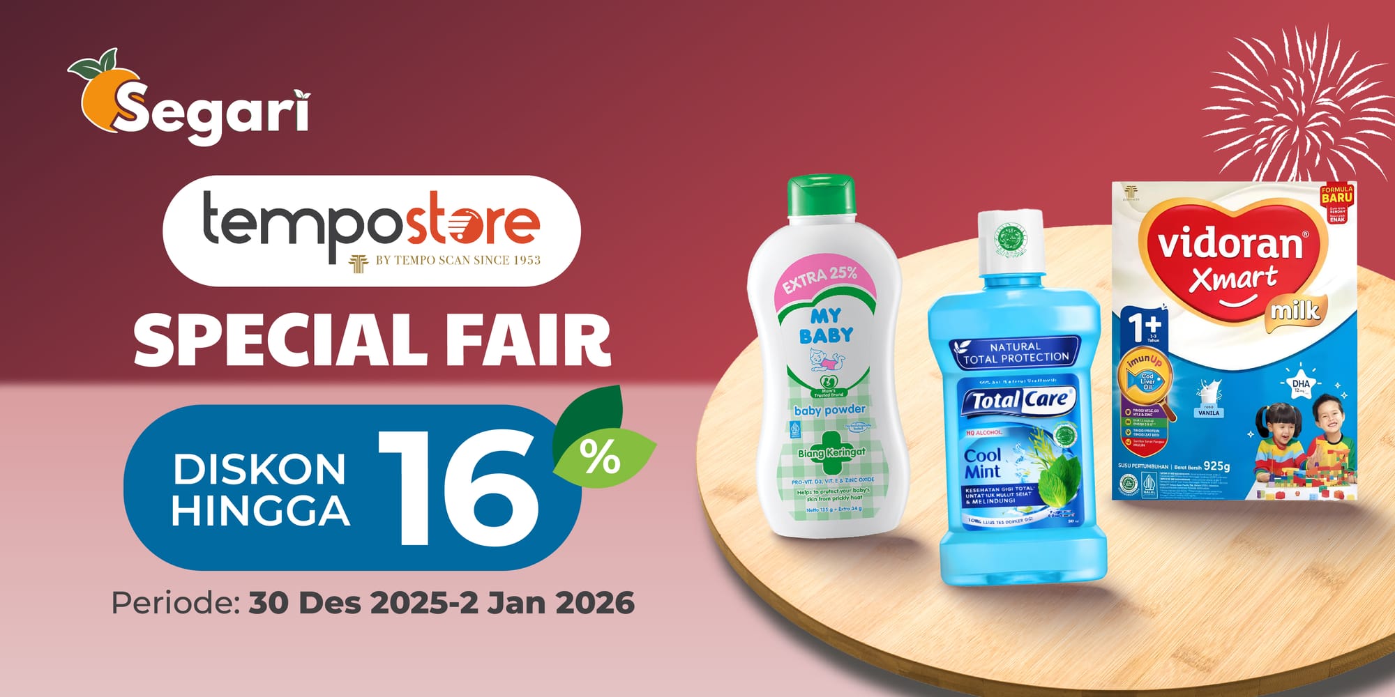 Tempo Special Fair DISKON HINGGA 16%