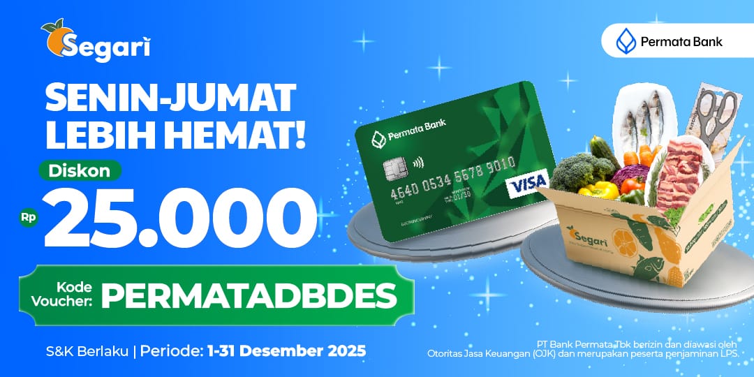 Senin-Jumat Lebih Hemat! DISKON Rp25.000