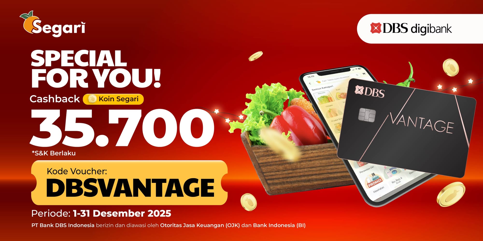 Special For You! Cashback Koin Segari 35.700