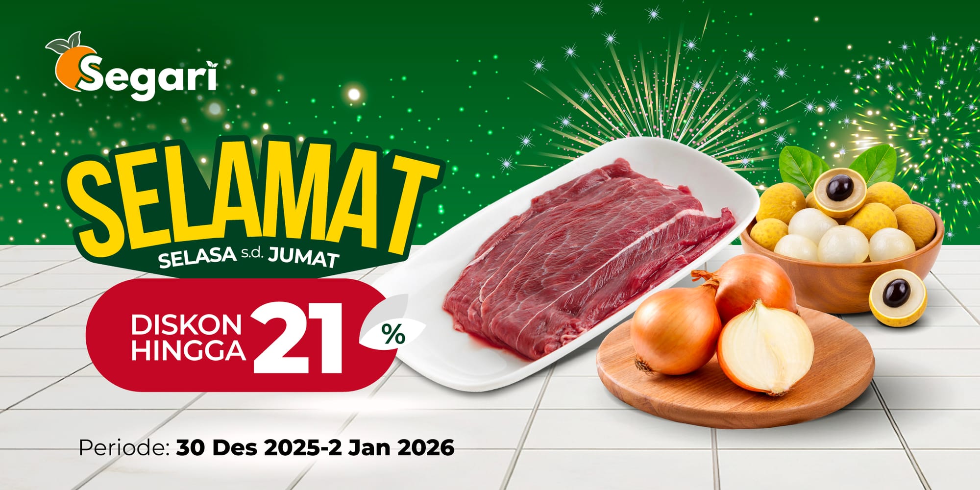 SELAMAT DISKON HINGGA 21%