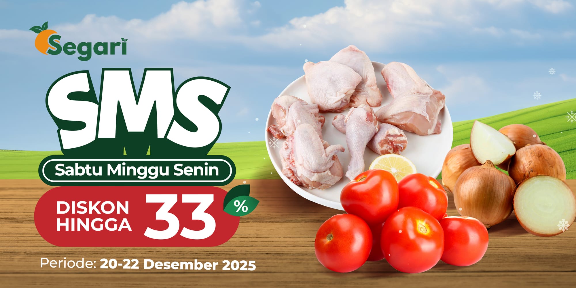 SMS Diskon hingga 33%