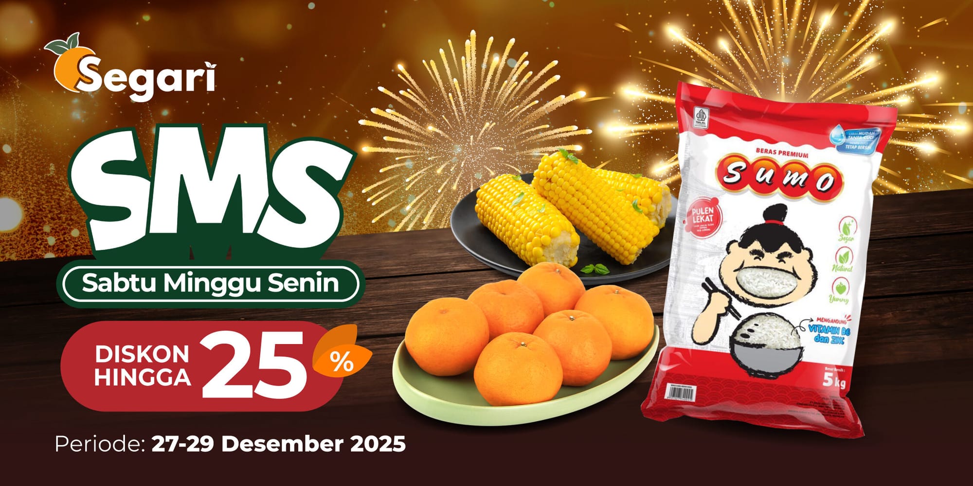 SMS Diskon hingga 25%