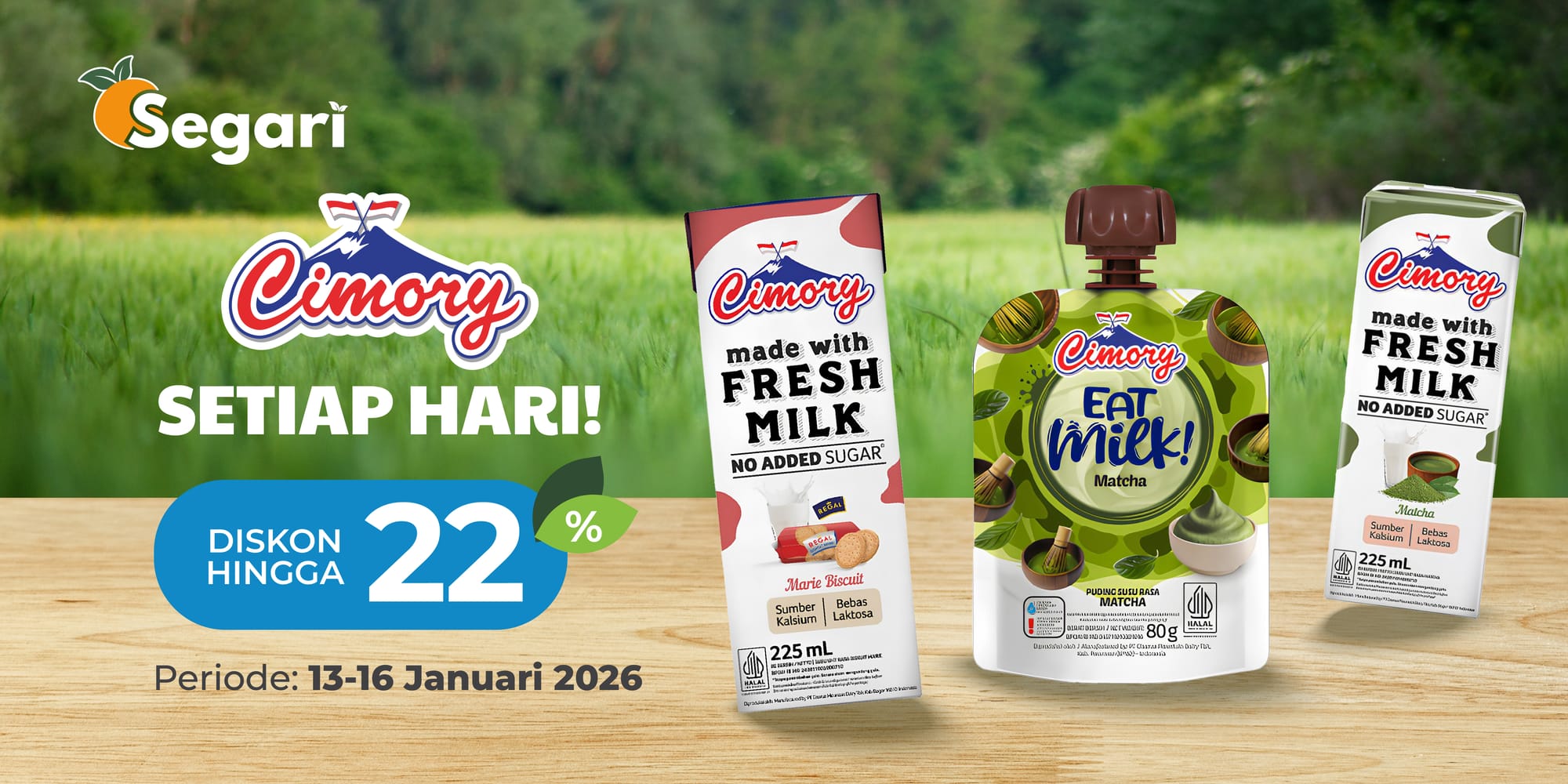 Cimory Setiap Hari DISKON HINGGA 22%