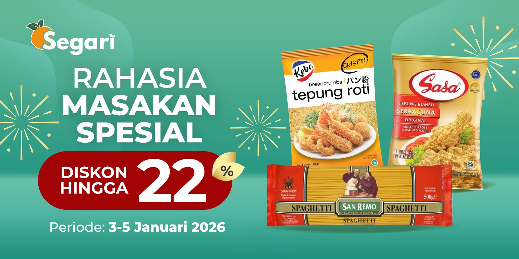 Rahasia Masakan Spesial DISKON HINGGA 22%