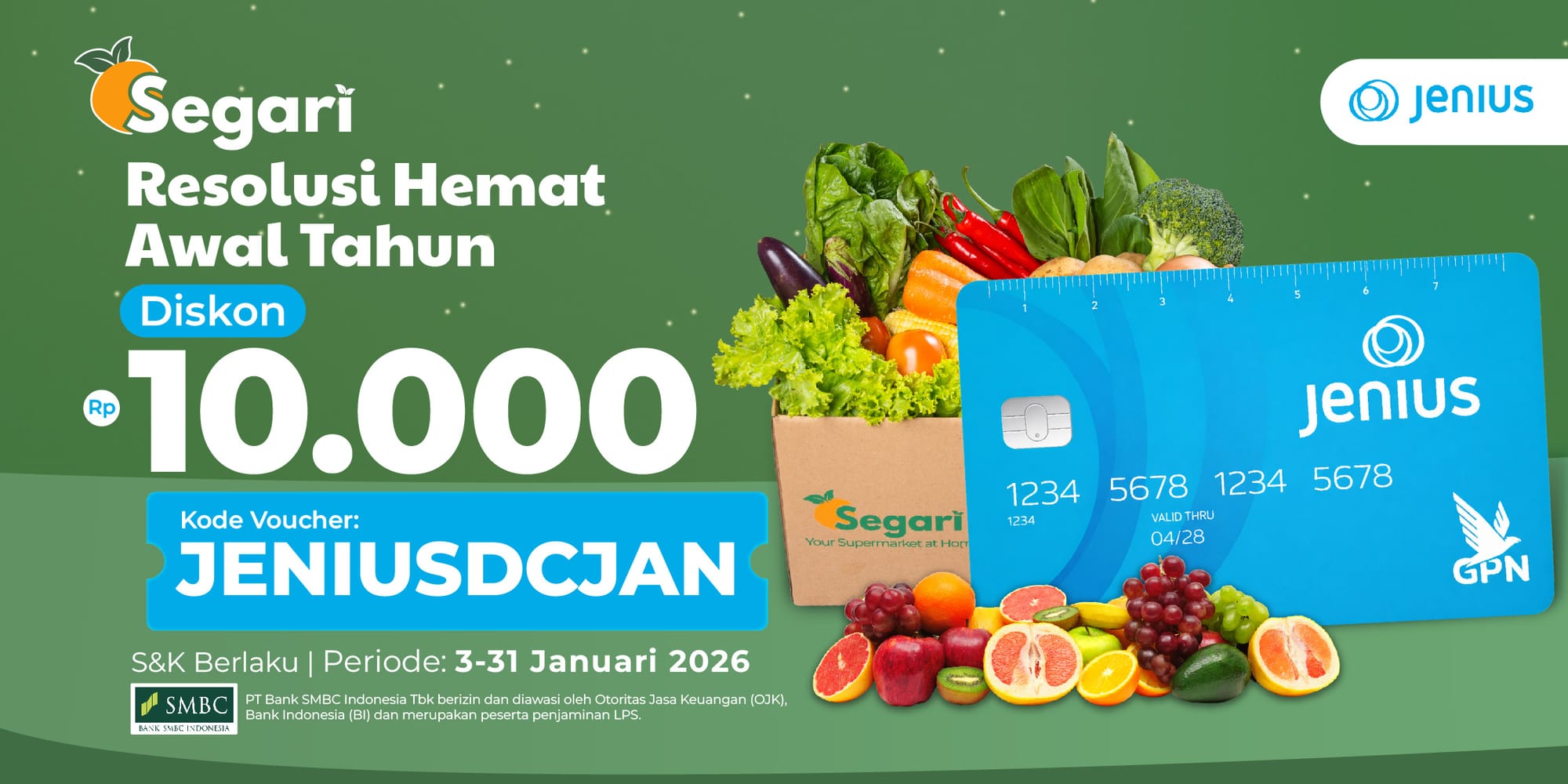 Resolusi Hemat Awal Tahun DISKON RP10.000