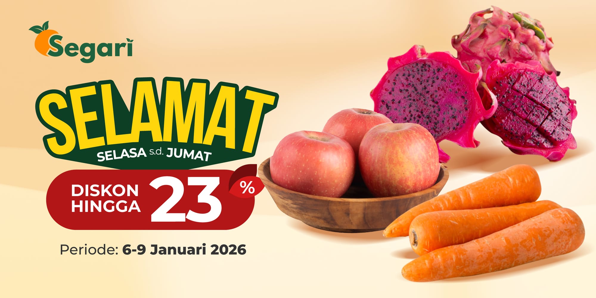 SELAMAT DISKON HINGGA 23%