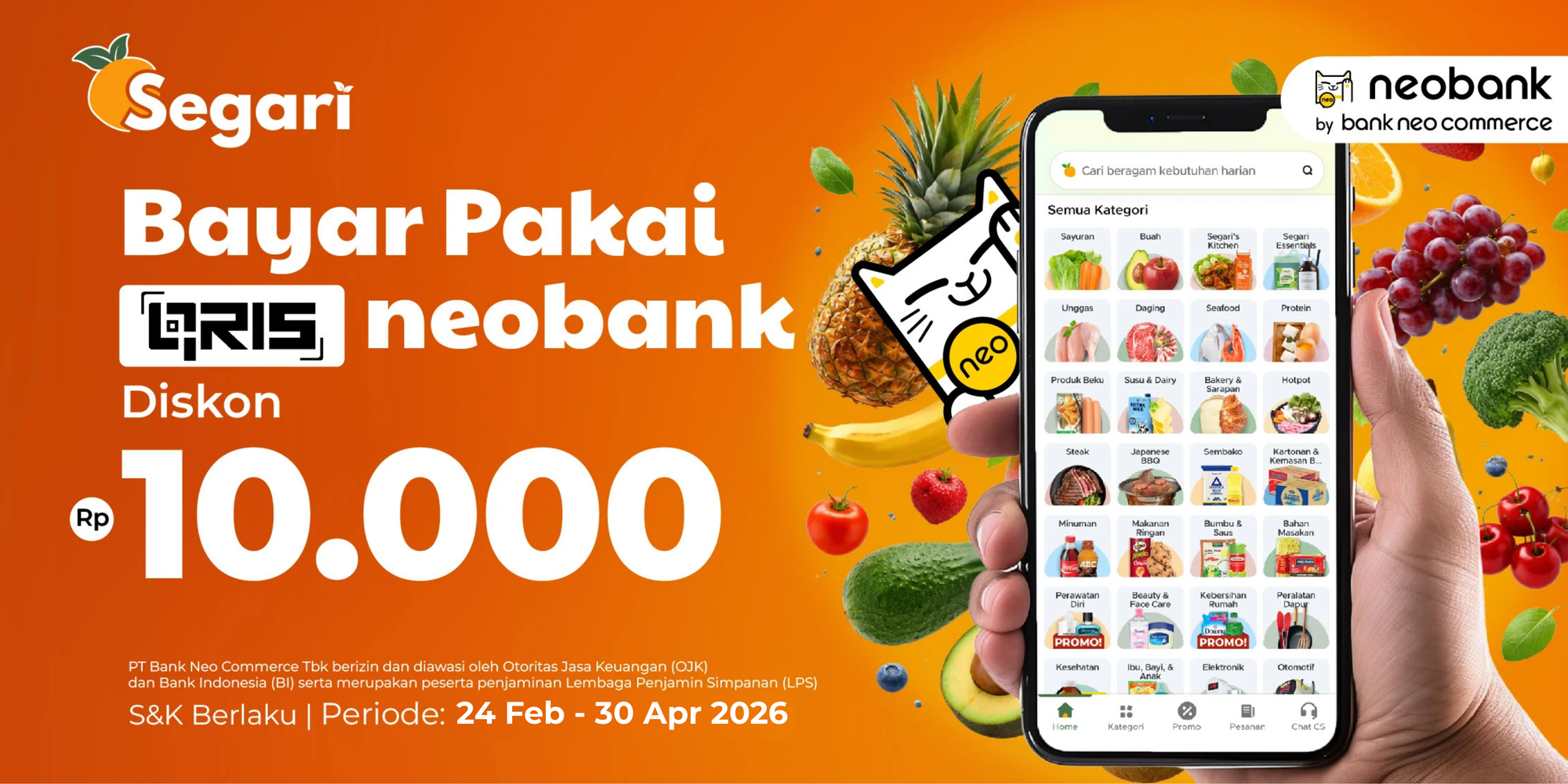 Lebih Praktis Pakai QRIS DISKON RP10.000