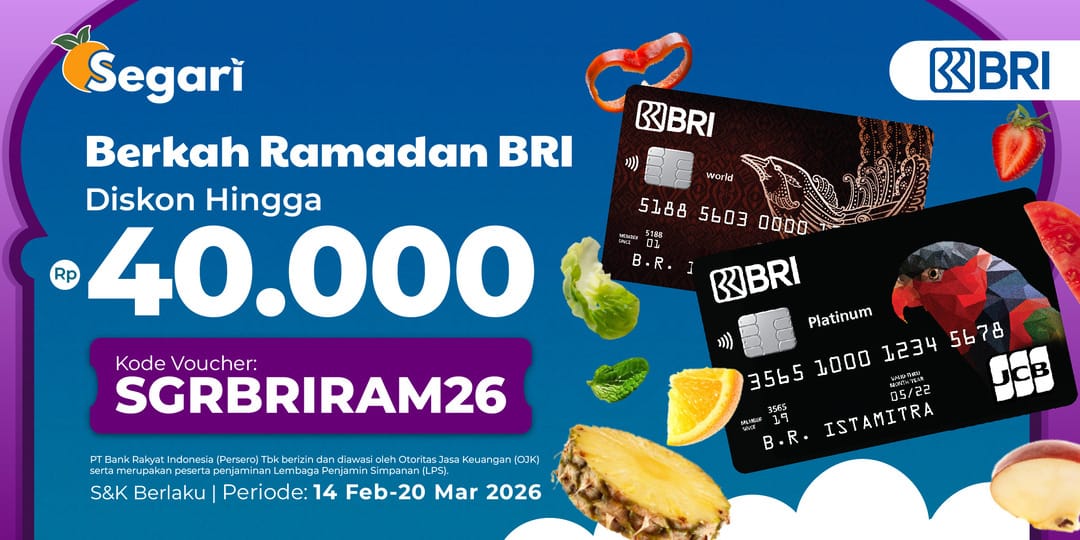 Berkah Ramadan BRI DISKON HINGGA RP40.000