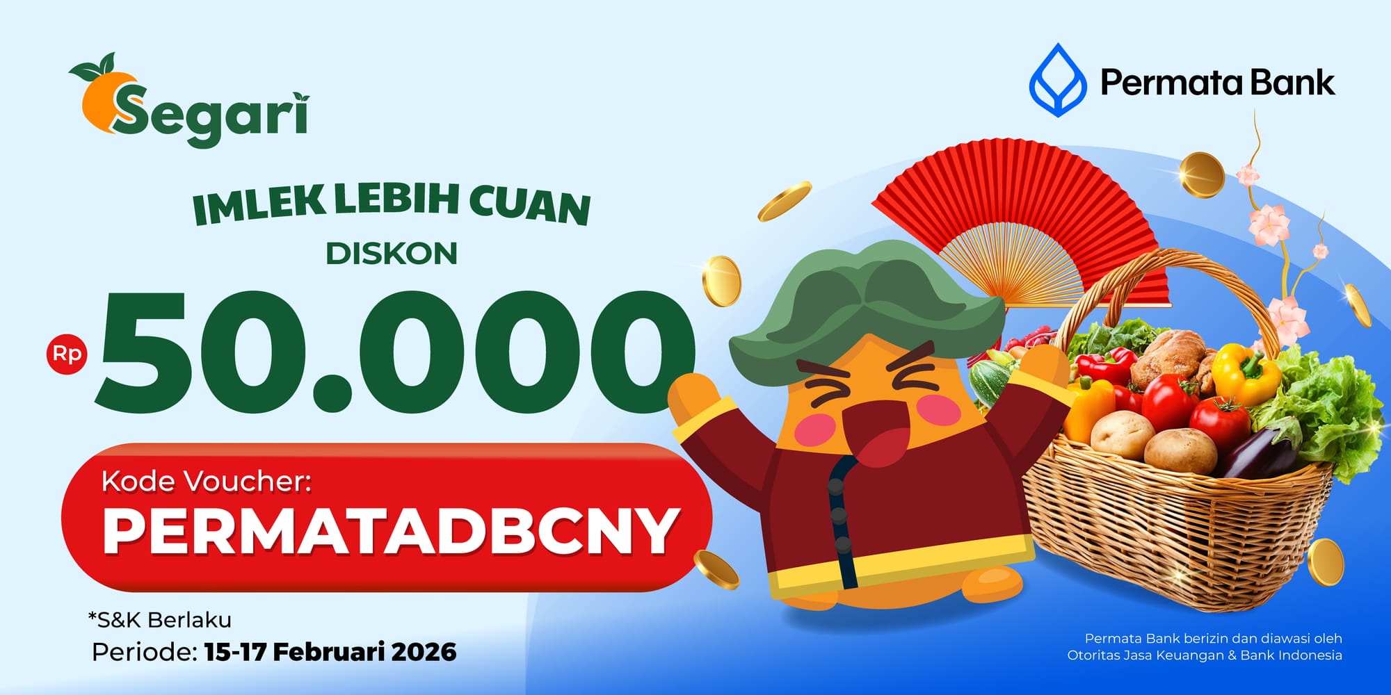 Imlek Lebih Cuan DISKON RP50.000