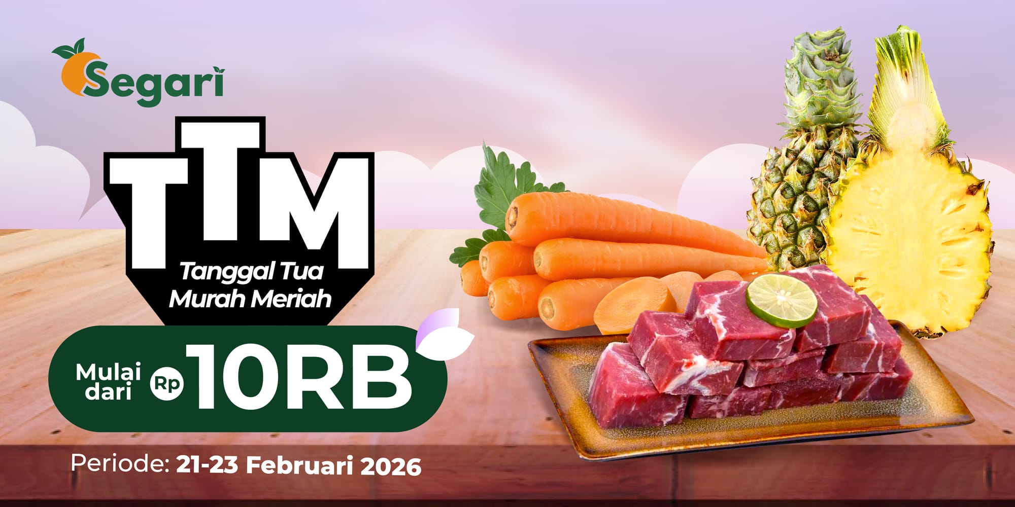 Tanggal Tua Murah Meriah DISKON HINGGA 33%