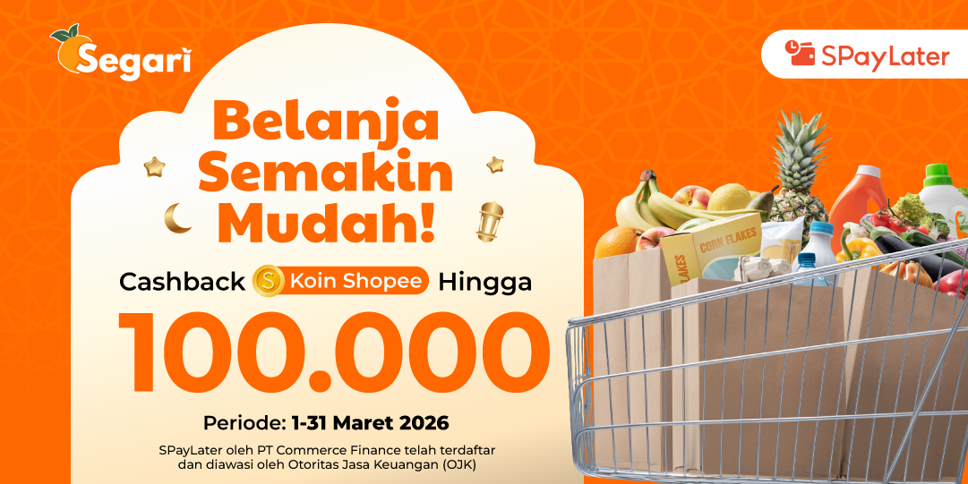Belanja Semakin Mudah! Cashback Hingga 100.000 Koin Shopee 🤩