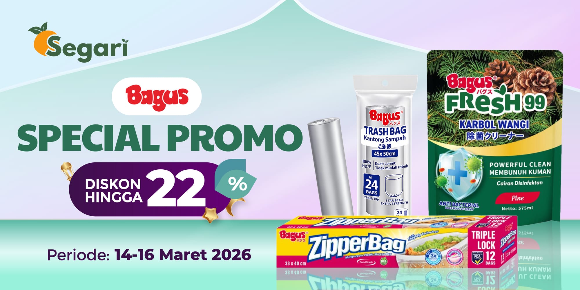 Bagus Special Promo DISKON HINGGA 22% 🤩