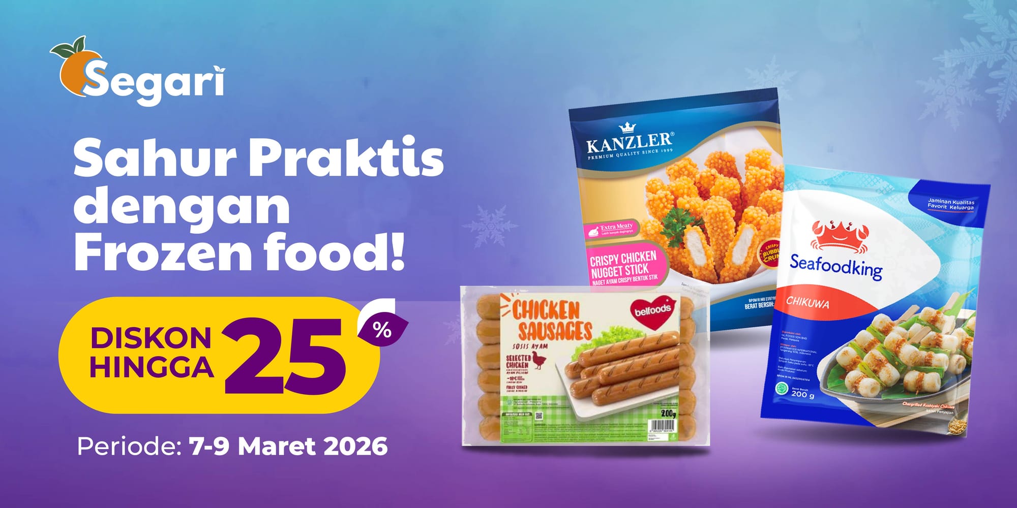 Sahur Praktis dengan Frozen Food DISKON HINGGA 25% 🤩
