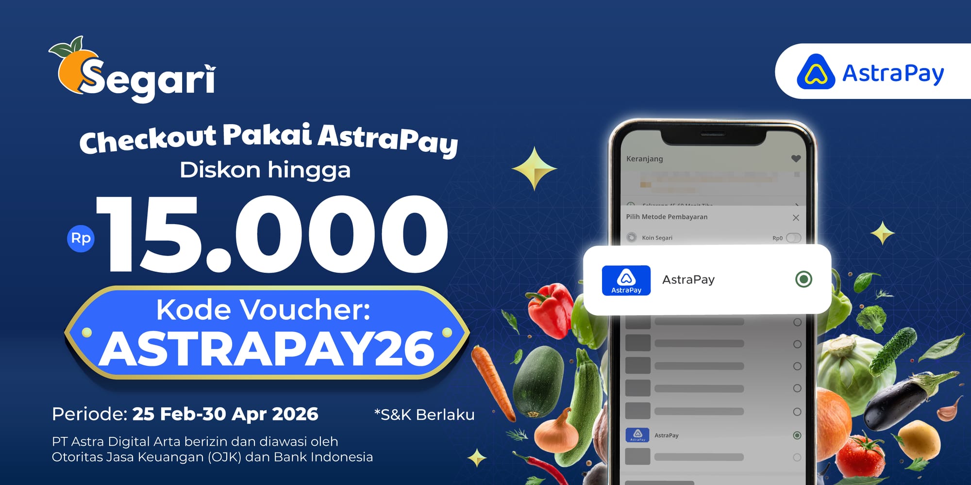 Checkout Pakai AstraPay Diskon Hingga 15.000 💳✨