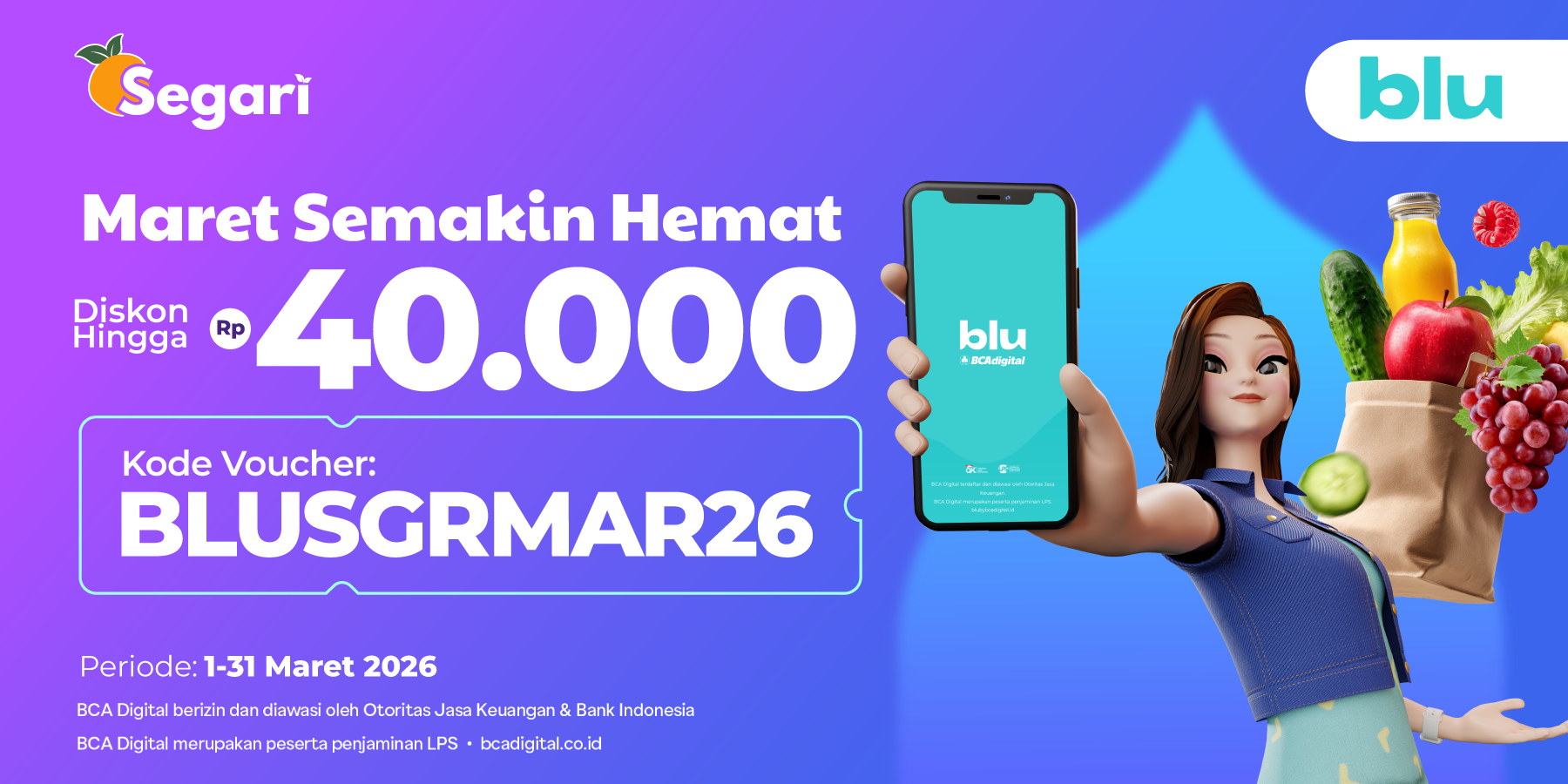 Maret Semakin Hemat DISKON 15% 🤩