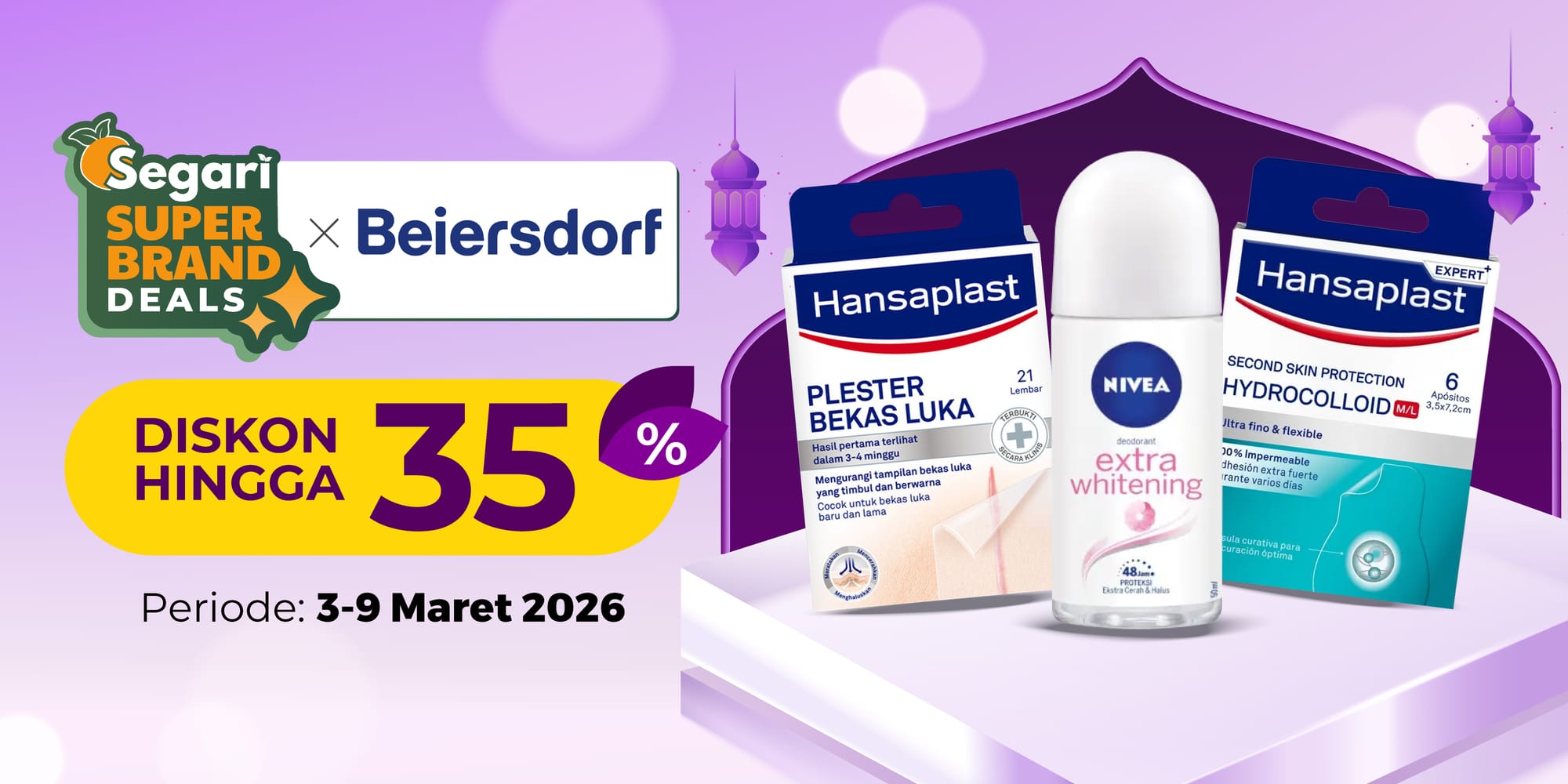 Segari Super Brand Deals x Beiersdorf DISKON HINGGA 35%
