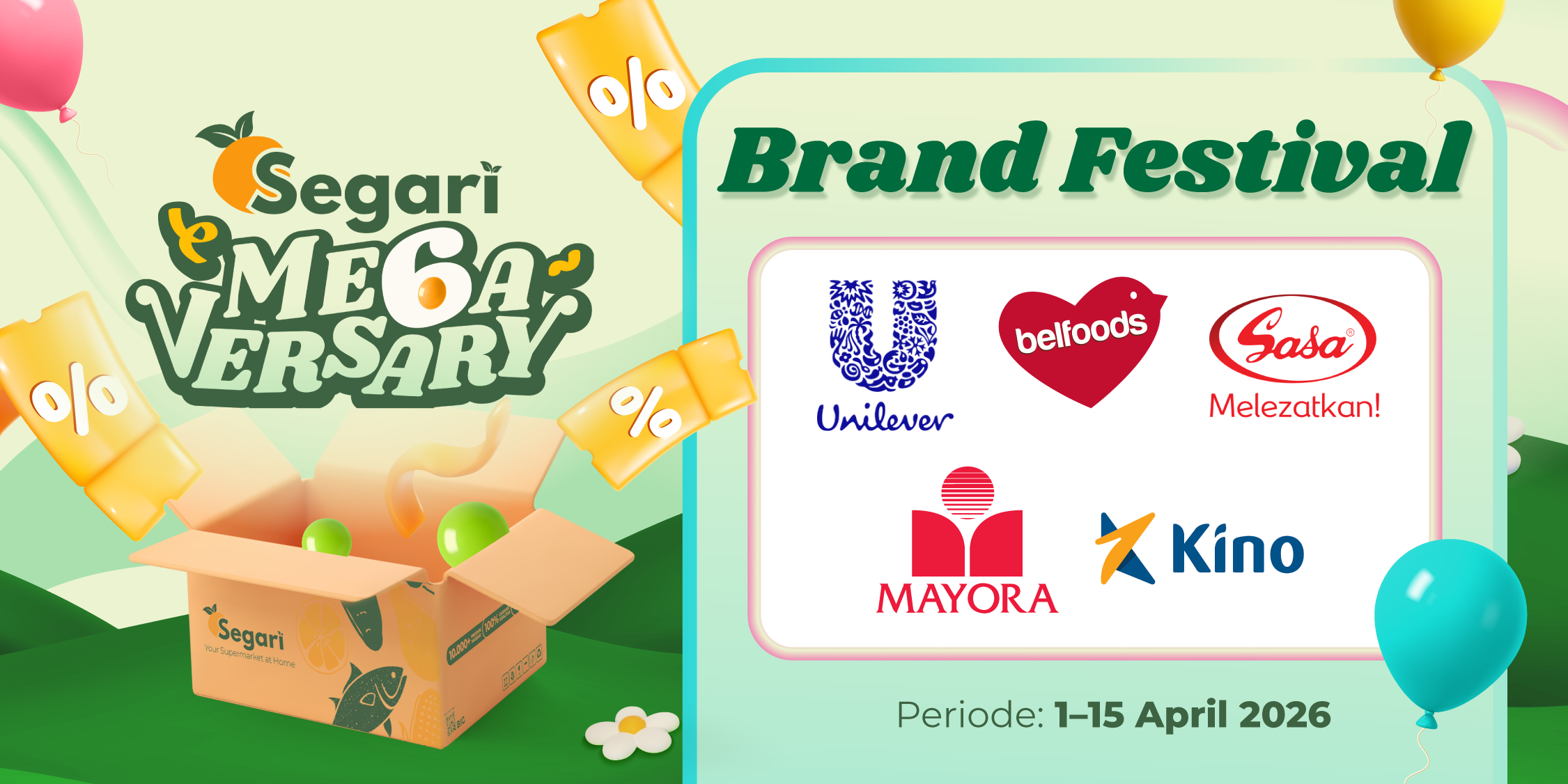 Segari ME6AVERSARY: Saatnya Borong Hemat di Brand Festival! 🛒✨