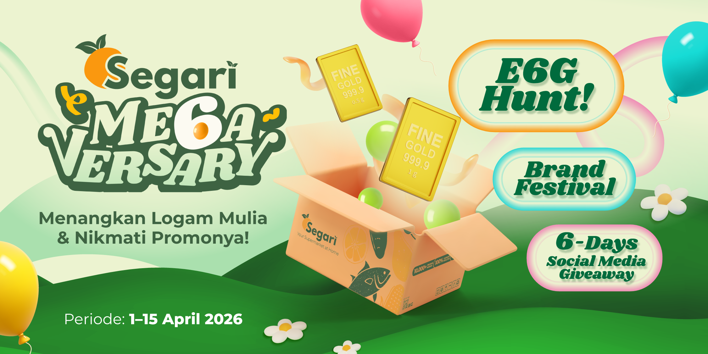 Segari ME6AVERSARY: Rayakan Ulang Tahun ke-6 dengan Beragam Keseruan Spesial! 🥳