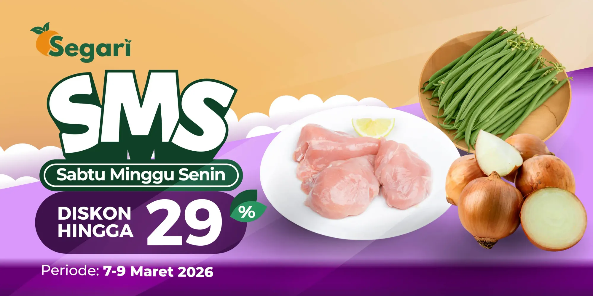 Promo Setiap Sabtu Minggu Senin DISKON HINGGA 29%