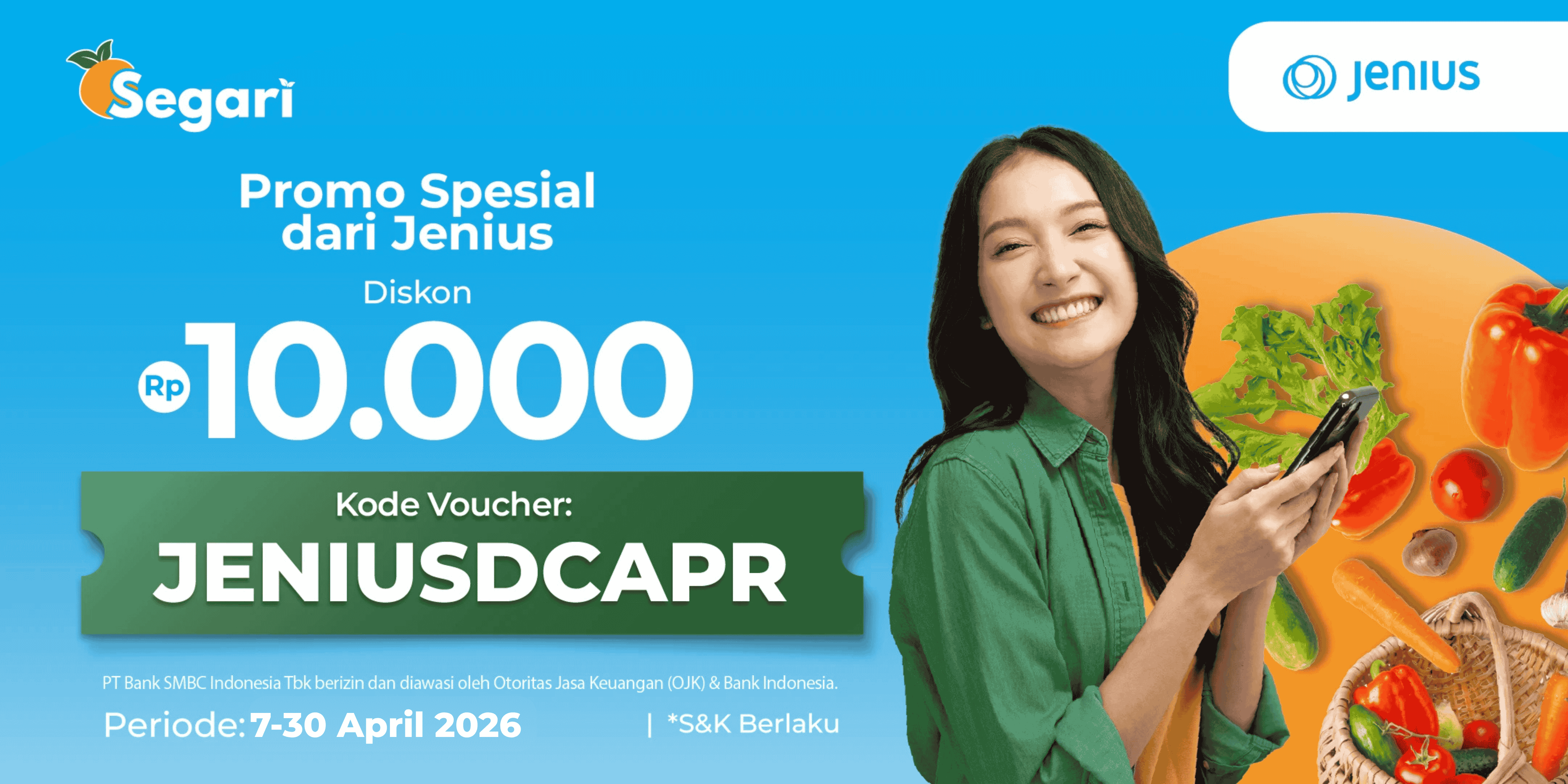 Promo Spesial dari Jenius Diskon Rp10.000 🤩