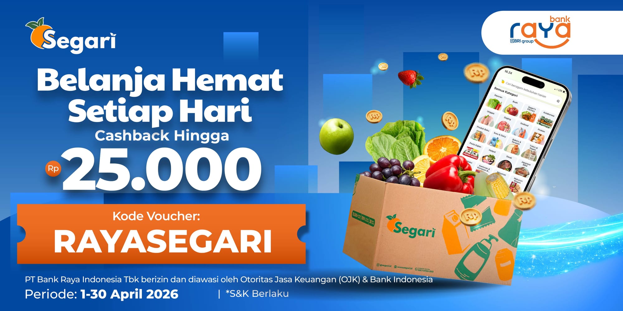 Belanja Hemat Setiap Hari Cashback hingga 25.000 🤩