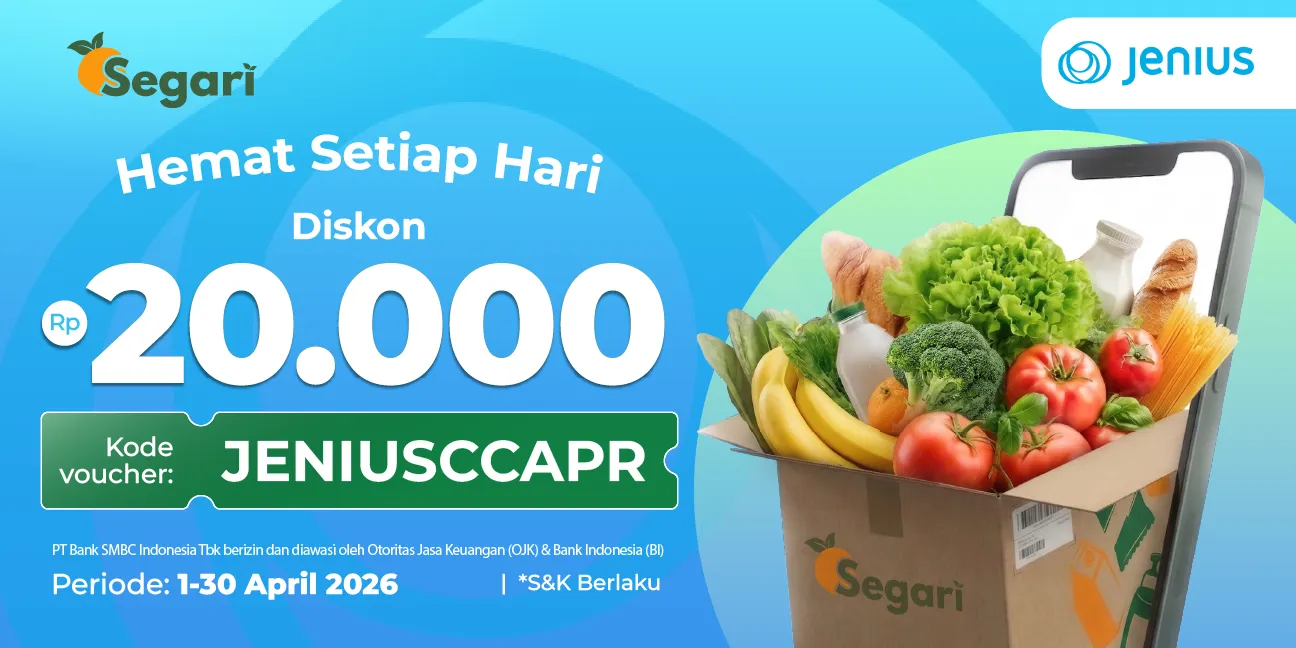 Hemat Setiap Hari DISKON Rp20.000 🤩
