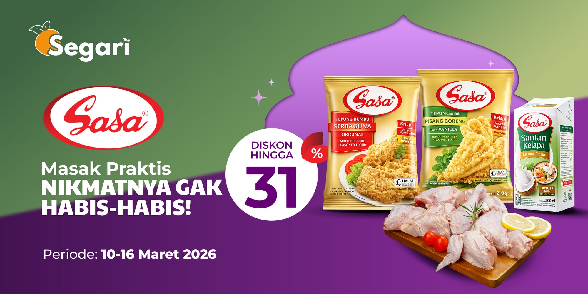 Masak Praktis, Nikmatnya Gak Habis-habis! DISKON HINGGA 31% 🤩