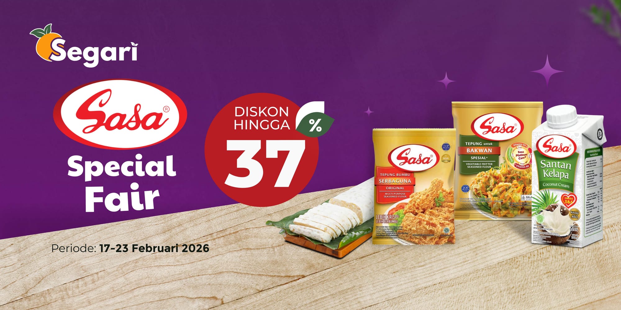 SASA Special Fair DISKON HINGGA 37%