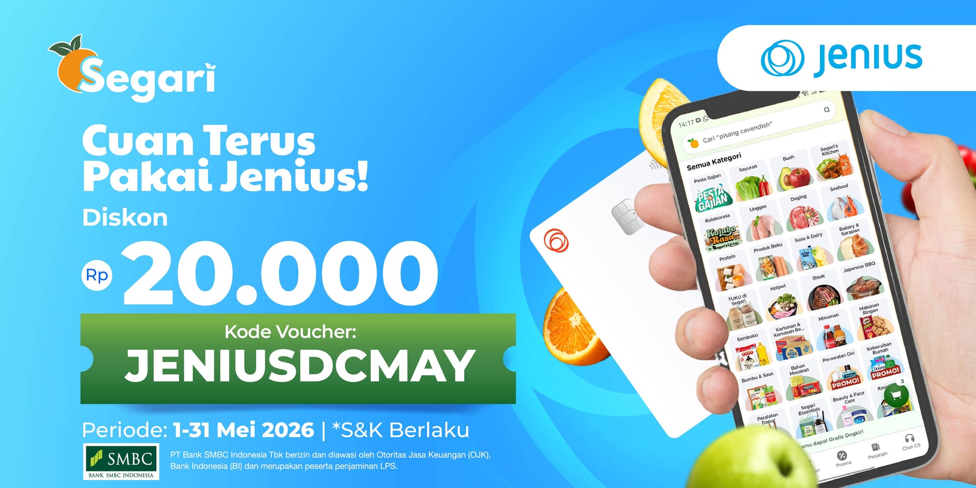 Cuan Terus Pakai Jenius! Diskon Rp10.000 🤩