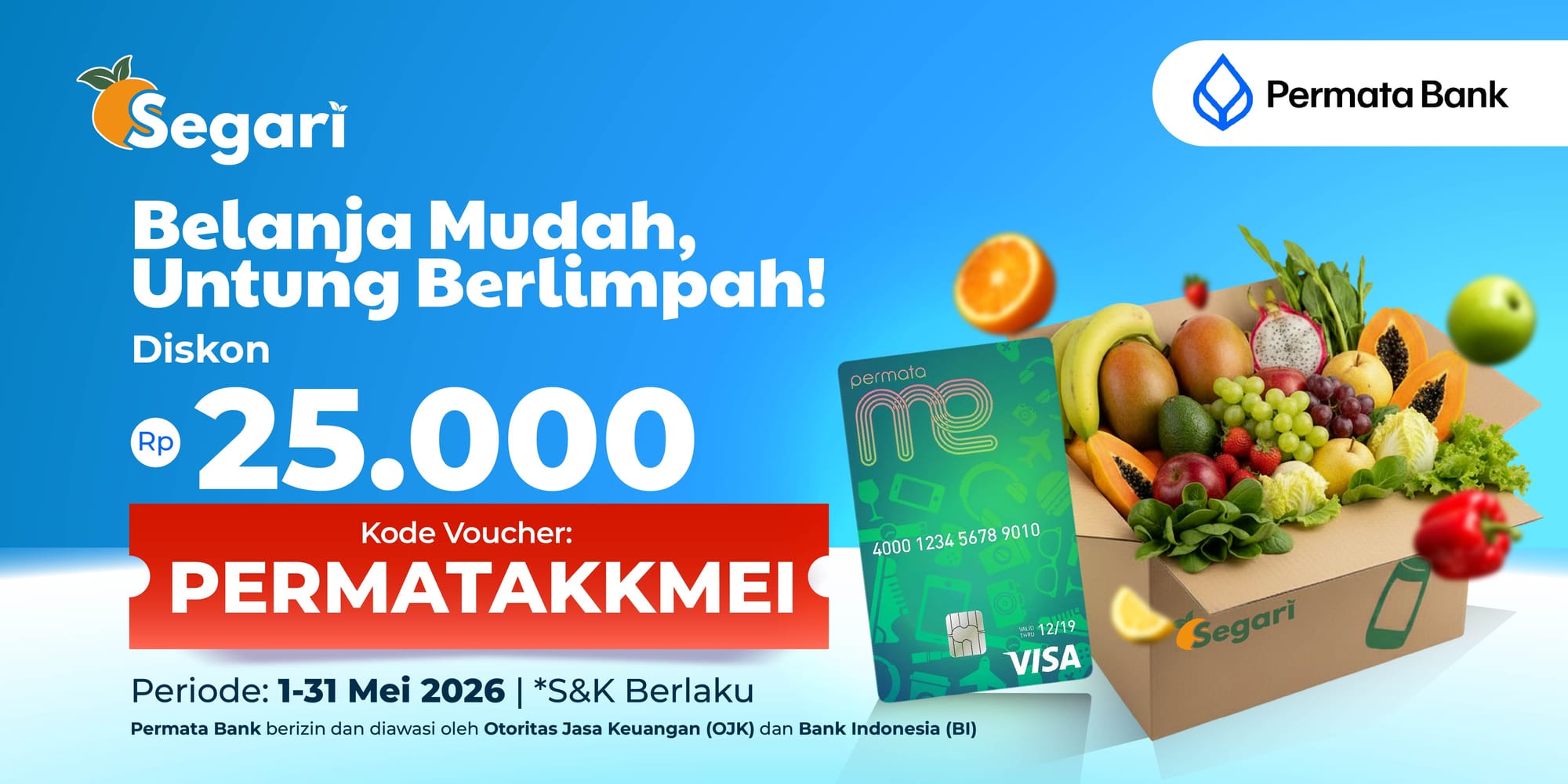 Belanja Mudah, Untung Berlimpah!Diskon Rp25.000 🤩
