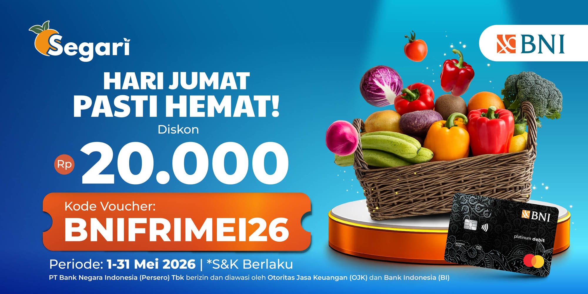 Hari Jumat Pasti Hemat! Diskon Rp20.000 🤩