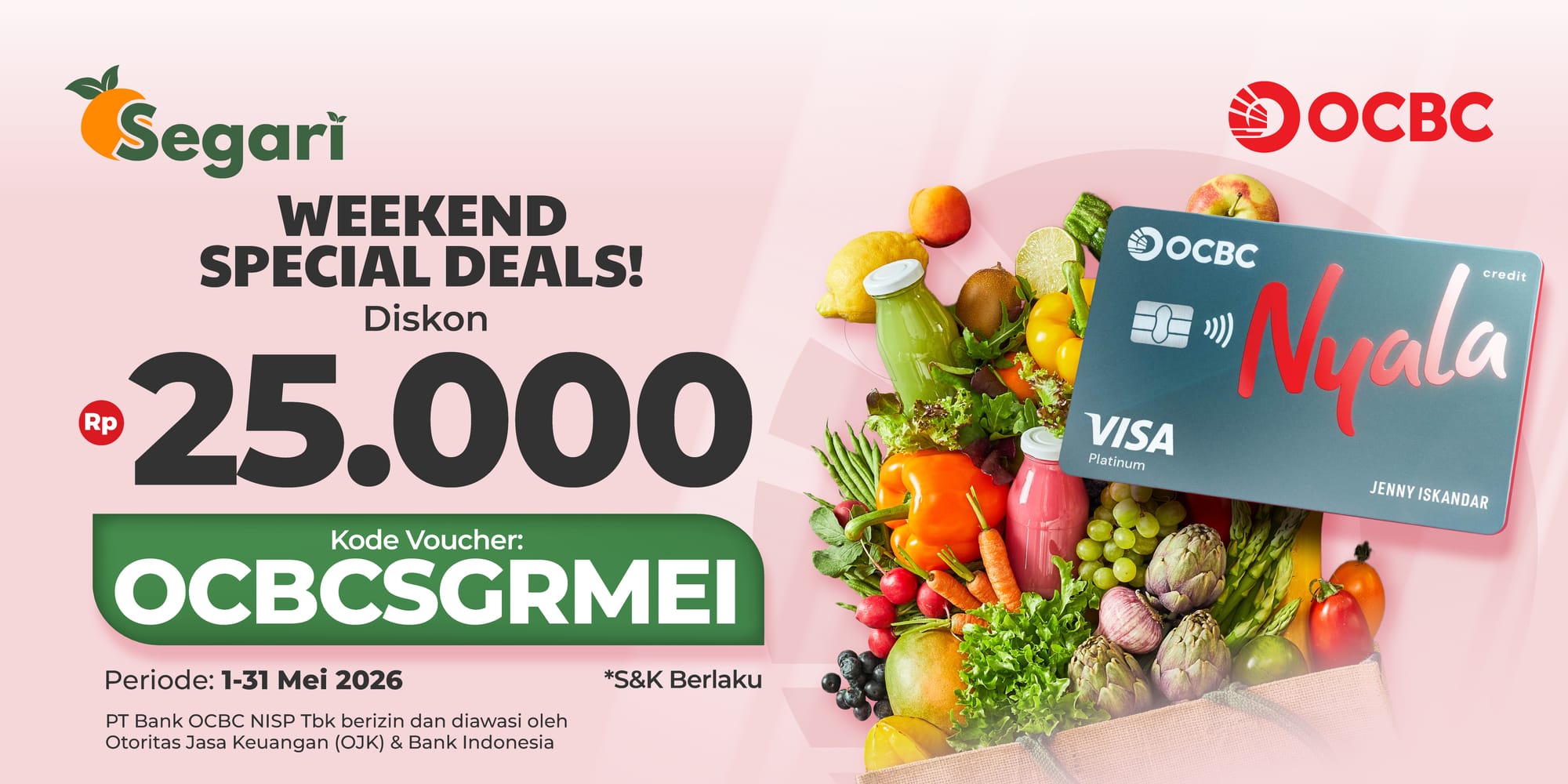 HEMAT 25.000 SETIAP WEEKEND DI BULAN MEI !