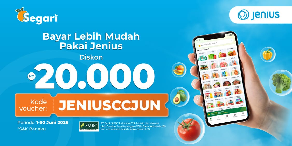 Bayar Lebih Mudah Pakai Jenius! Diskon Rp20.000 🤩