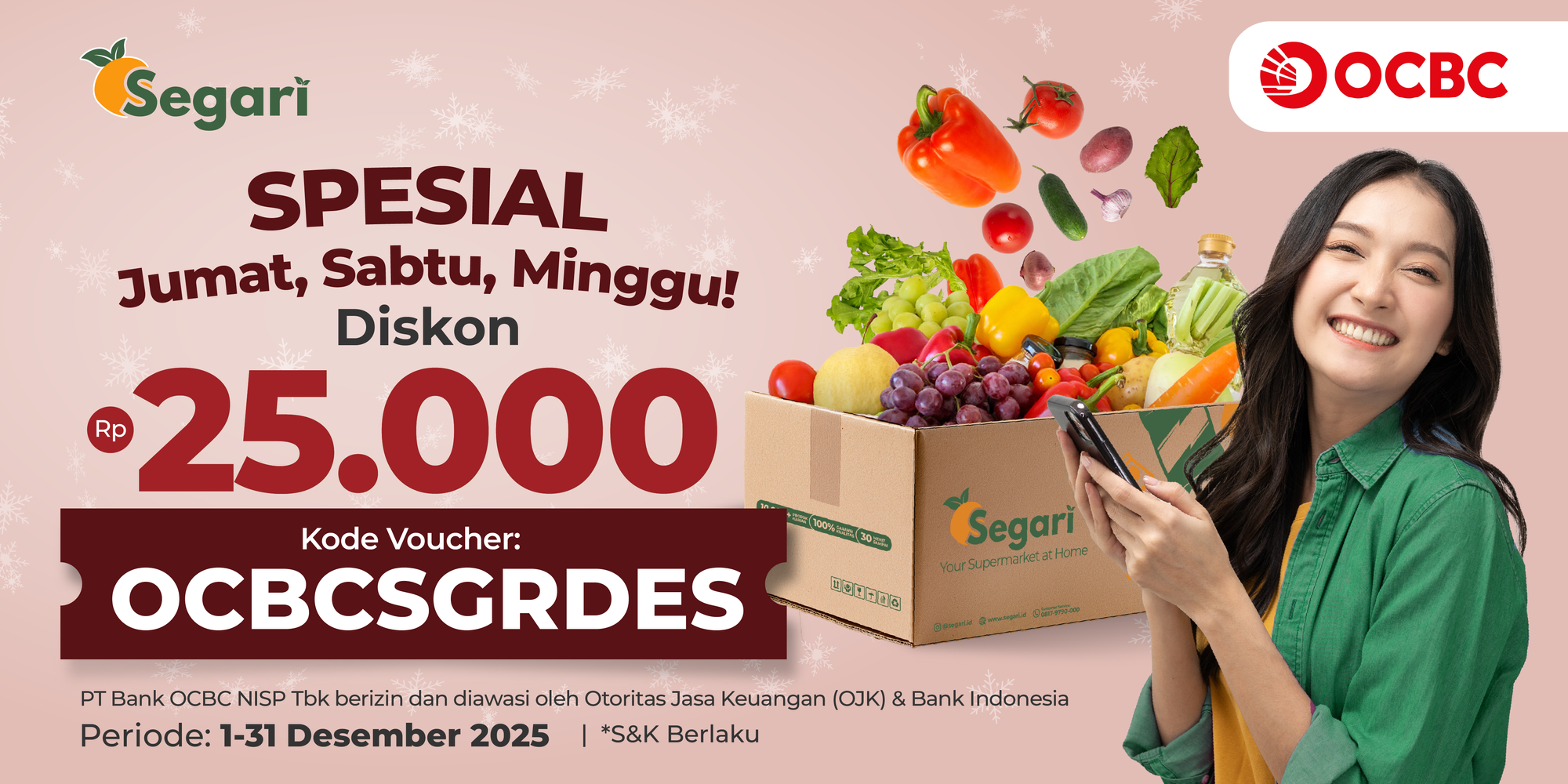 Spesial Jumat, Sabtu, Minggu! DISKON Rp25.000