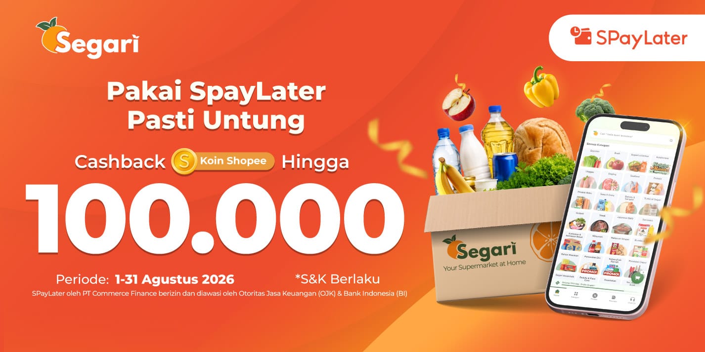Pakai SpayLater Pasti Untung  Cashback Koin Shopee Hingga 100.000