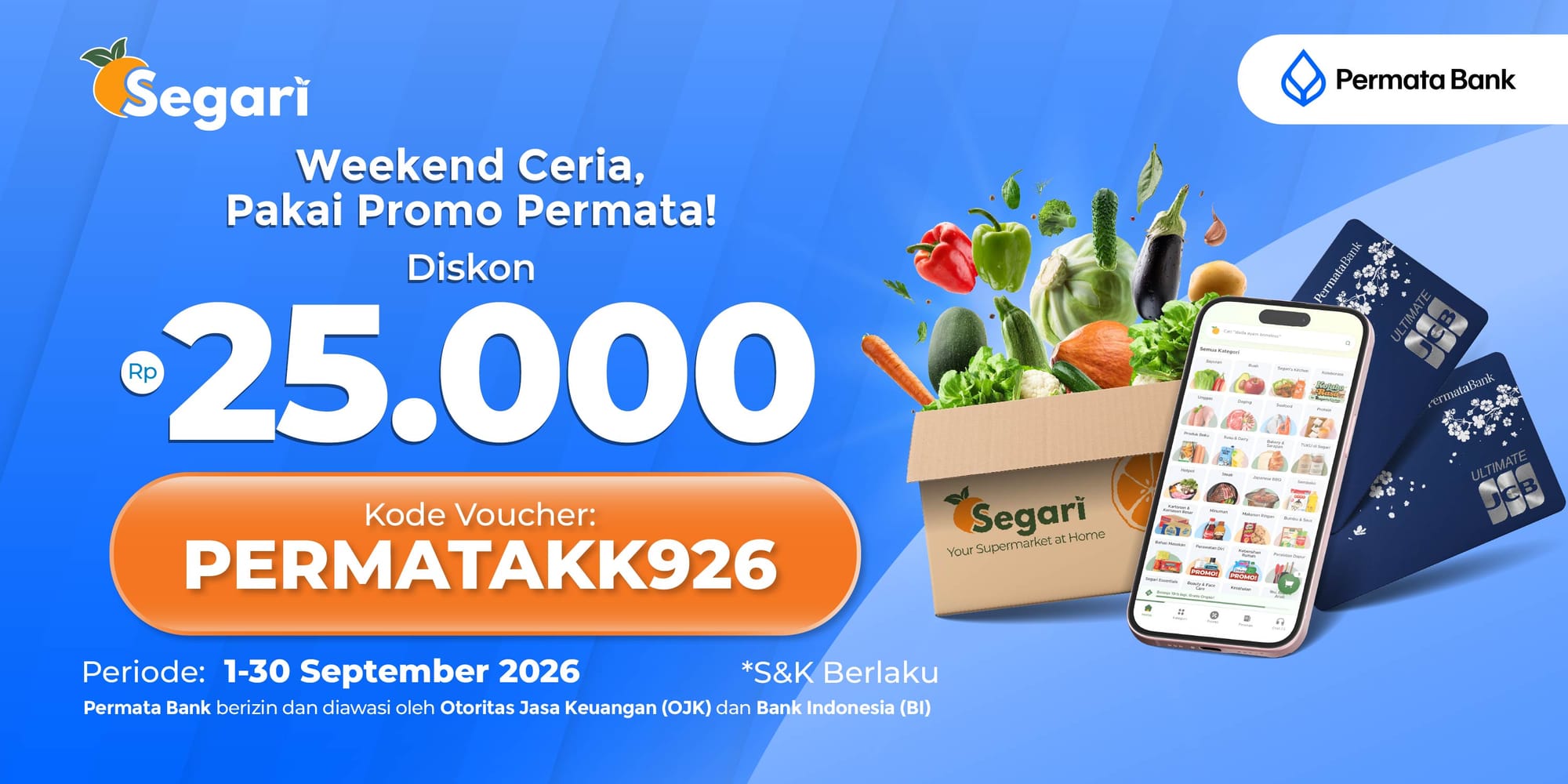 Weekend Ceria, Pakai Promo Permata! Diskon Rp25.000