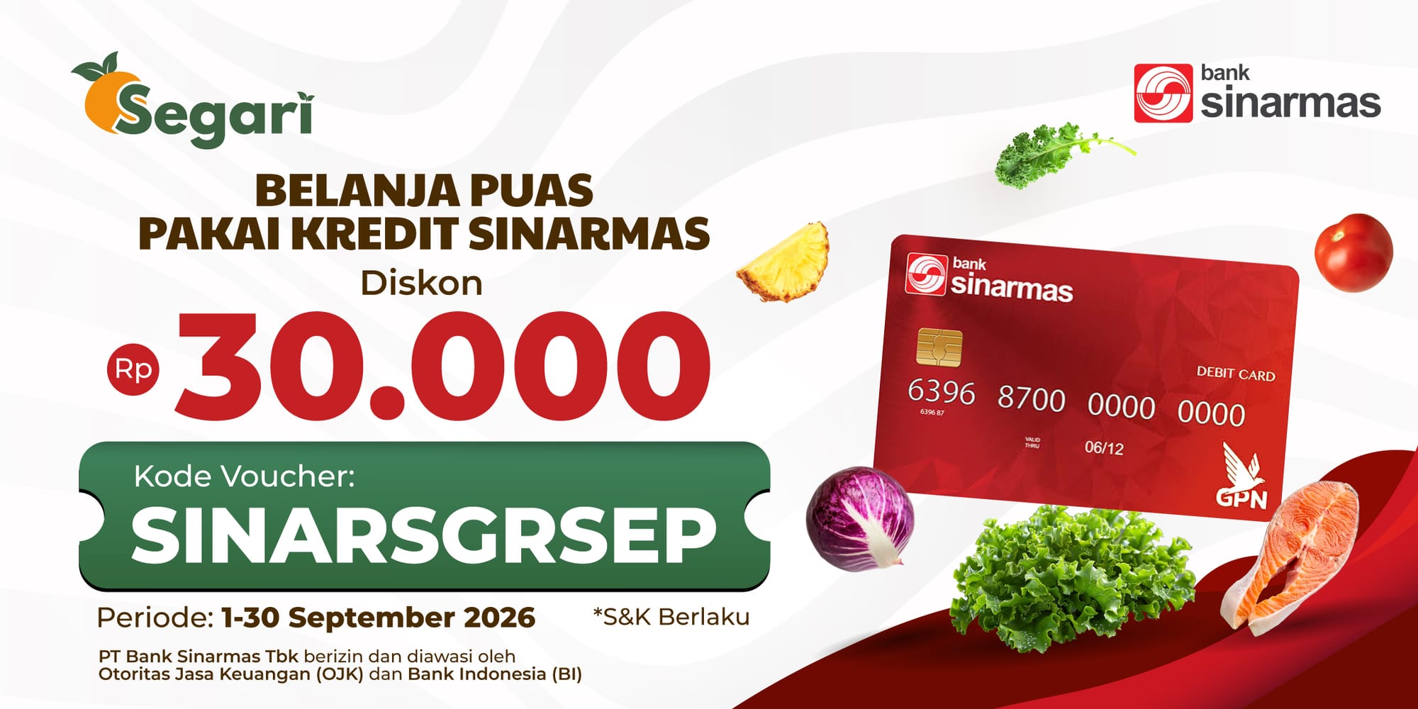 Belanja Puas Pakai Kredit Sinarmas Diskon Rp30.000