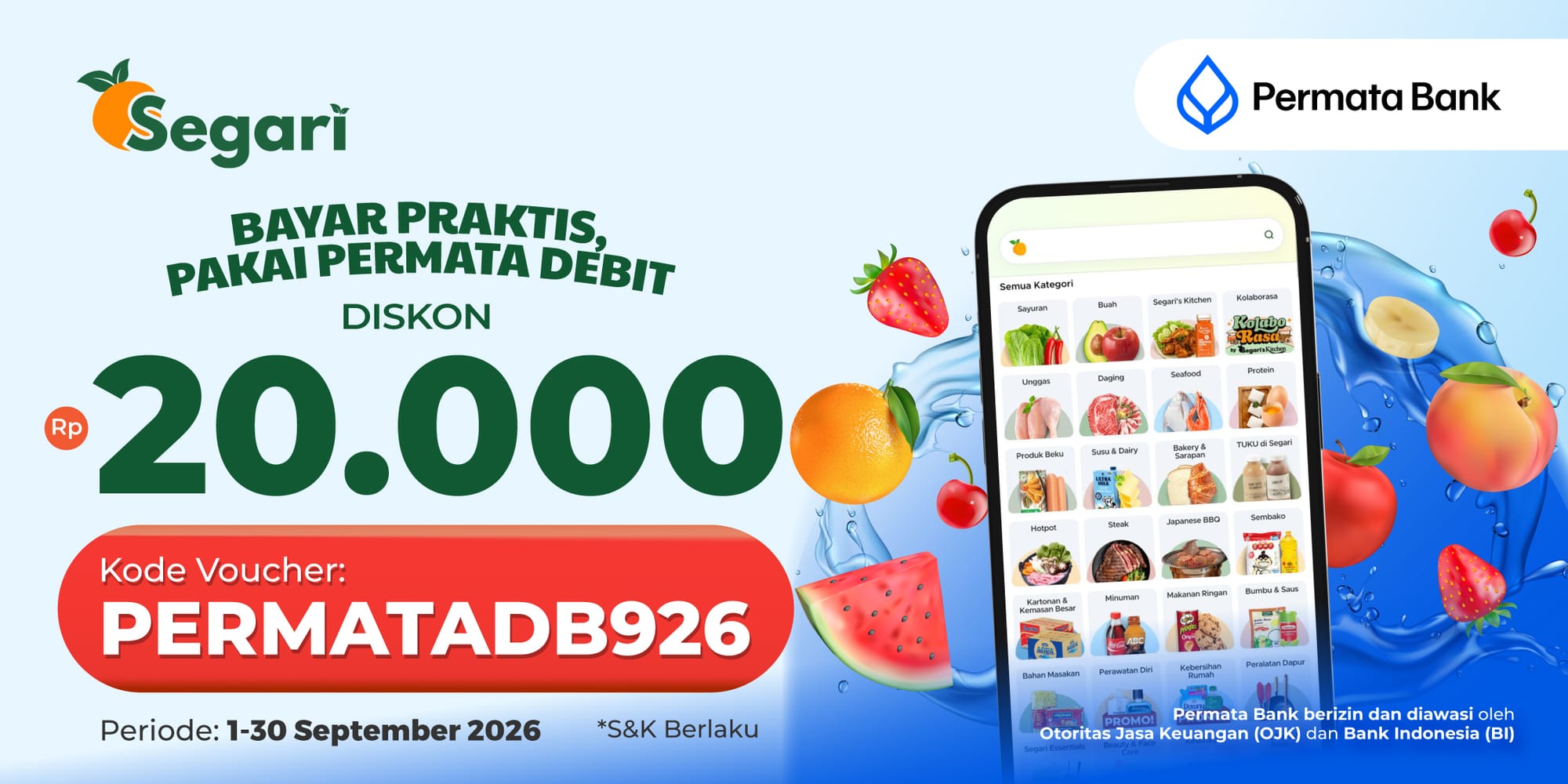 Bayar Praktis, Pakai Permata Debit Diskon 20.000